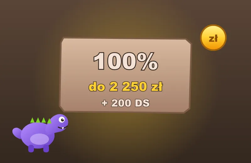 Bonus powitalny StoneVegas Kamienna tablica z napisem 100% do 2 250 zł + 200 DS – bonus powitalny StoneVegas Casino
